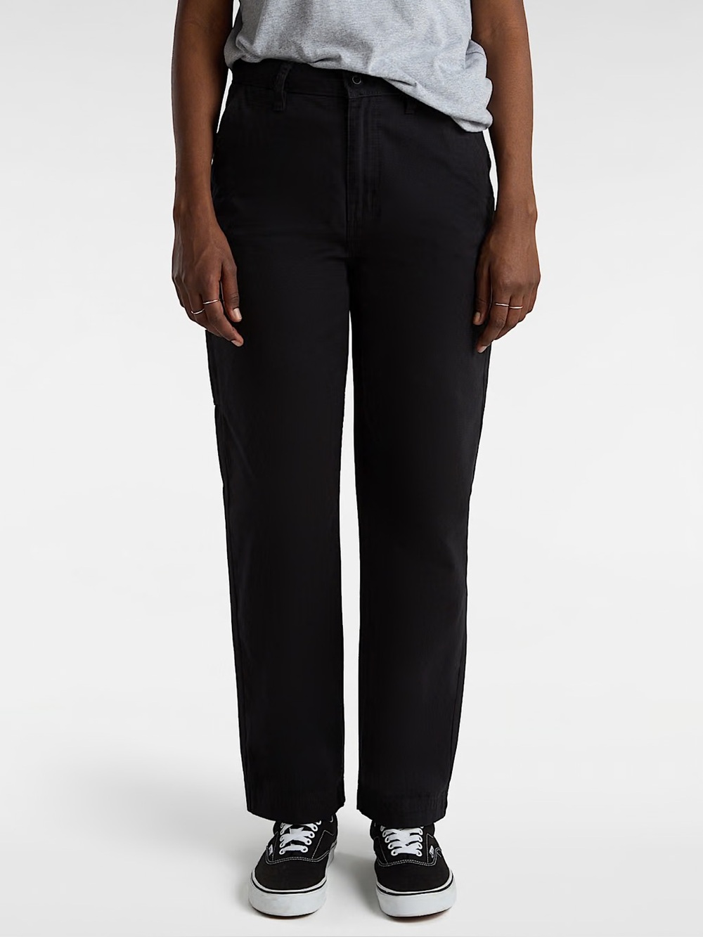 Vans women’s ground work carpenter pants, black, 28